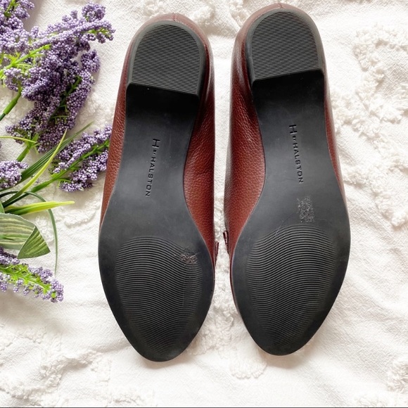 H by Halston Kellie Hidden Wedge Leather Slip-On Loafers - Picture 6 of 8